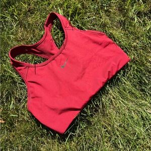 Red Nike Sports Bra - Size Small